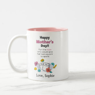 Personalized Mothers Day Pandemic Year Funny Two-Tone Coffee Mug