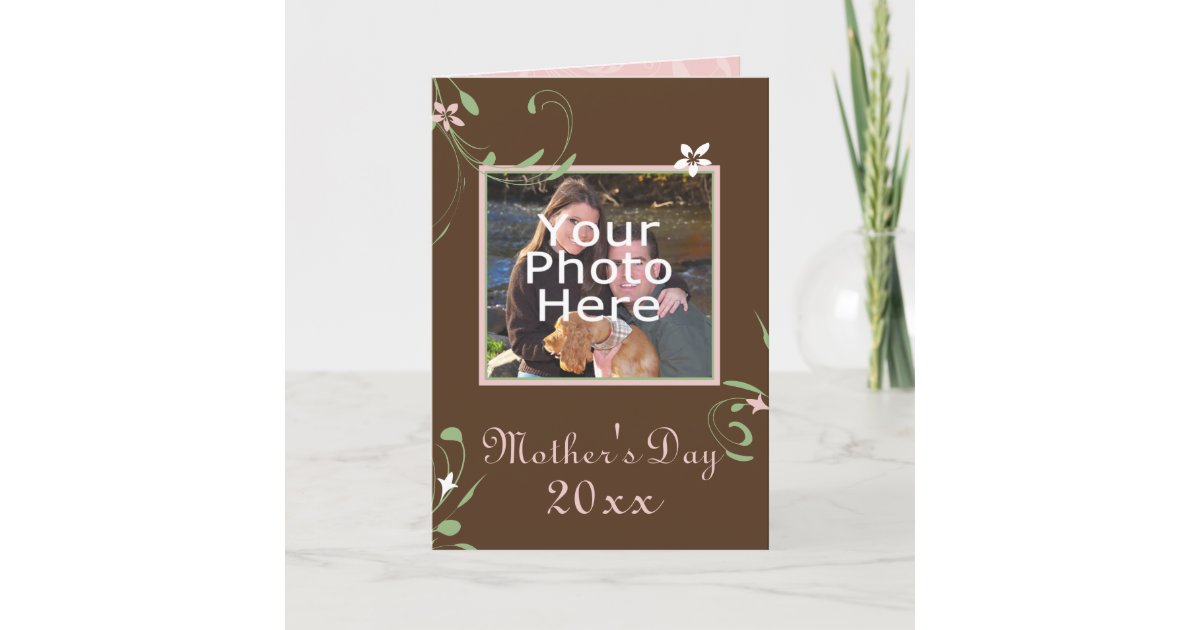 Personalized Mother's Day Photo Greeting Card