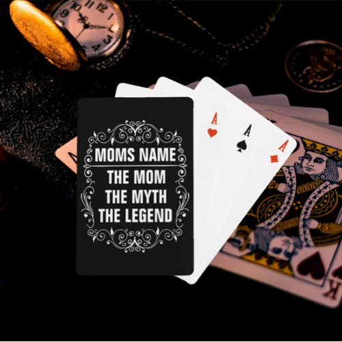 Personalized Mothers day Playing Cards