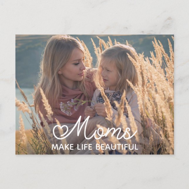 Personalized Mother's Day Postcard (Front)
