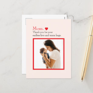 Personalized Mother's Day Postcard with Photo