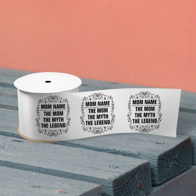 Personalized Mothers day Satin Ribbon (Creator Uploaded)