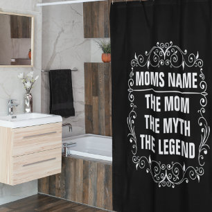 Personalized Mothers day Shower Curtain