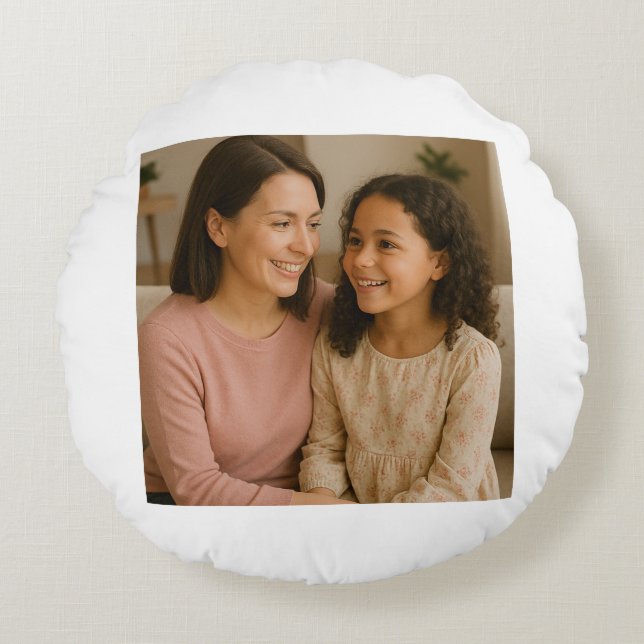 Personalized Mother's Day Throw Pillow (Front)