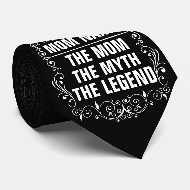 Personalized Mothers day Tie (Rolled)