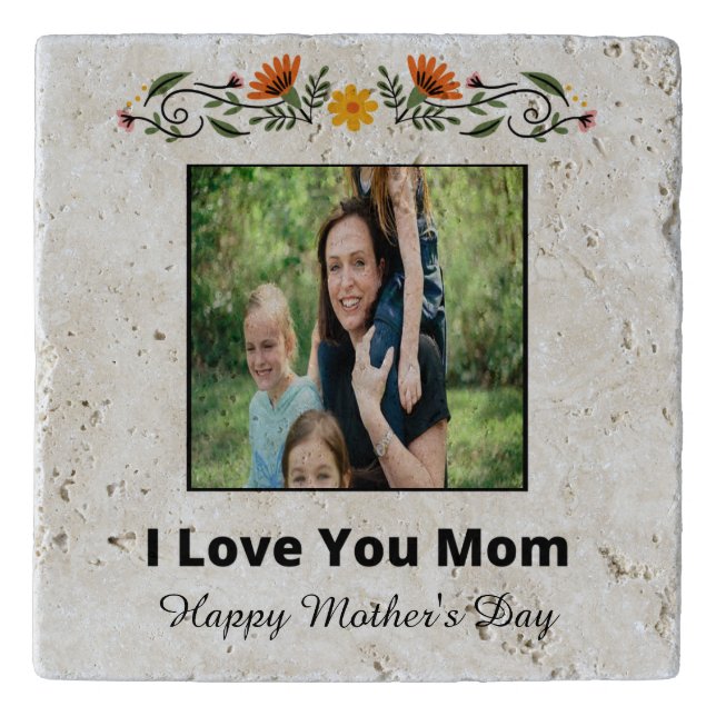 Personalized Mother's Day Trivet (Front)