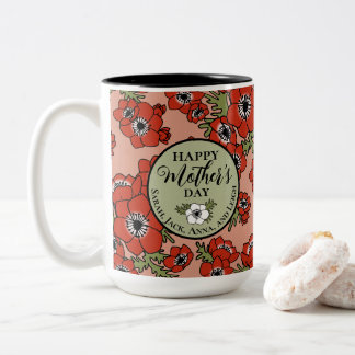 Personalized Mother's Day Two-Tone Coffee Mug