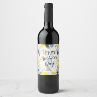 Personalized Mother's Day Wine Label
