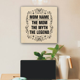 Personalized Mothers day Wood Wall Art