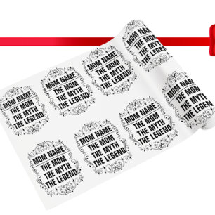 Personalized Mothers day Wrapping Paper