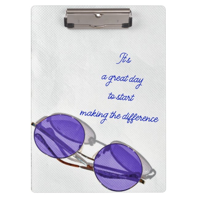 Personalized Motivational Clipboard (Front)