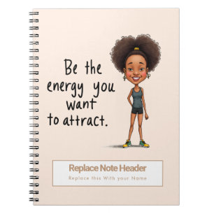 Personalized Motivational Notebook