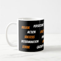 Personalized Motivational Word Cloud Mug