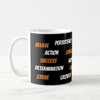 Personalized Motivational Word Cloud Mug