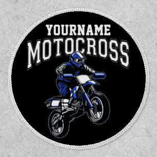 Personalized Motocross Dirt Bike Rider Racing Patch