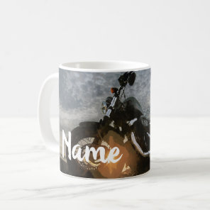 Personalized Motorcycle Biker Design Coffee Mug