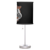 Personalized Motorcycle Legendary Rider Biker NAME Table Lamp (Right)