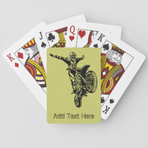 Personalized Motorcycle Playing Cards