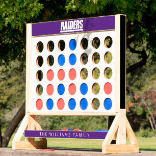 Personalized Mount Union Raiders Fast Four