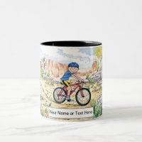 Personalized Mountain Bike - Male Cartoon