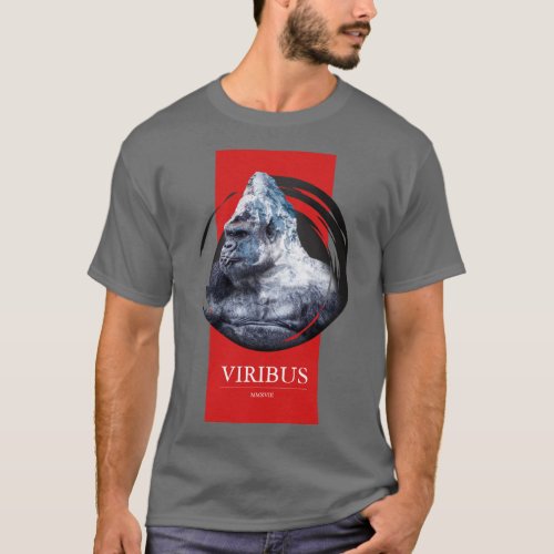Personalized Mountain Gorilla Design T_Shirt