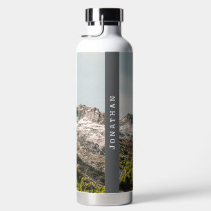 Personalized Mountain Landscape and adventure Water Bottle
