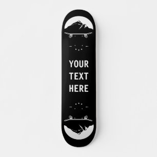 Personalized - Mountain on Skateboard