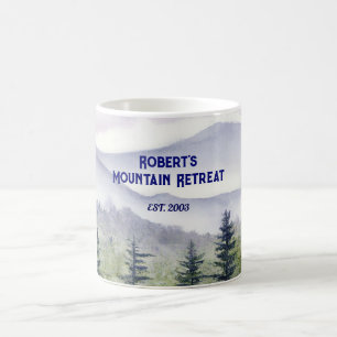 Personalized Mountain Themed Coffee Mug