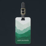 Personalized Mountains Outdoors Travel Luggage Tag<br><div class="desc">Original artwork by Morgan Harper Nichols</div>