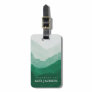 Personalized Mountains Outdoors Travel Luggage Tag