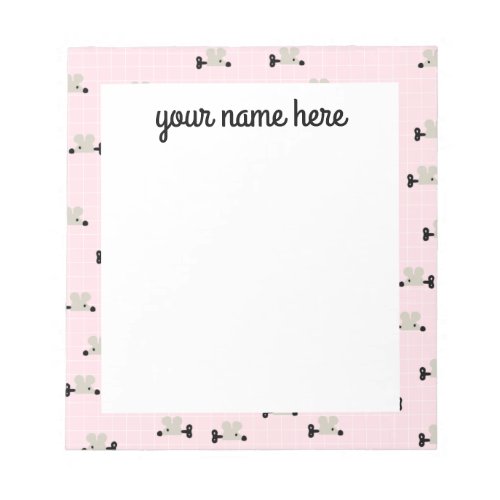 Personalized Mouse Notepad