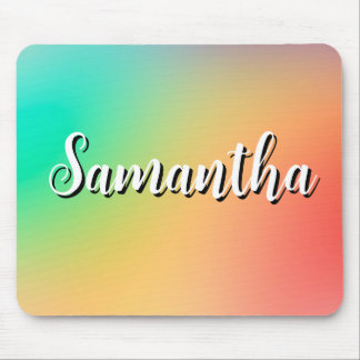 Personalized mouse pad