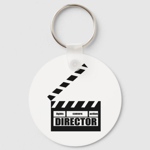 Personalized Movie Director Clapboard Gift Keychain