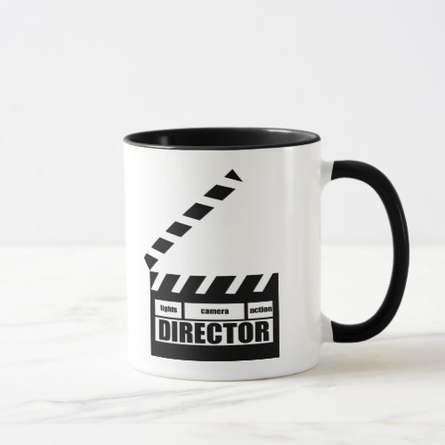 Personalized Movie Director Clapboard Gift Mug