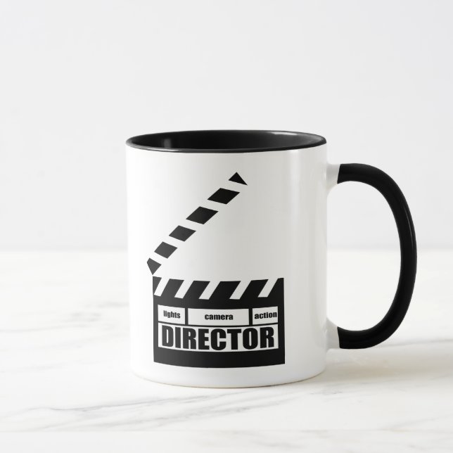 Personalized Movie Director Clapboard Gift Mug (Right)