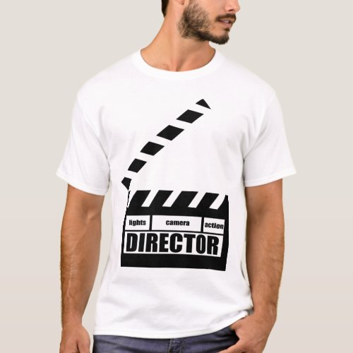 Personalized Movie Director Clapboard Gift T_Shirt