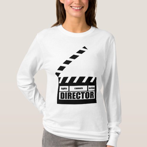 Personalized Movie Director Clapboard Gift T_Shirt