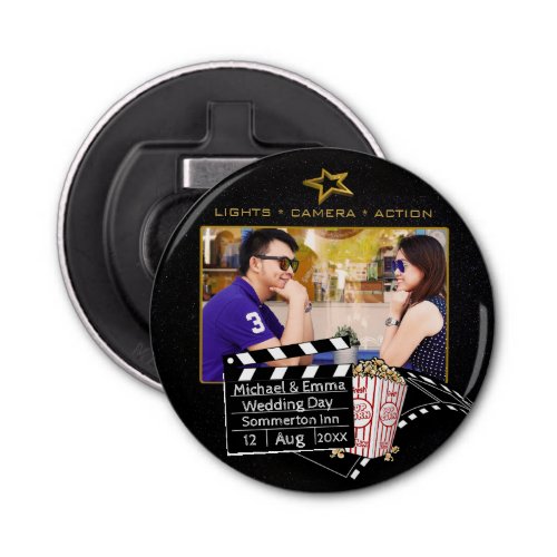 Personalized Movie Star Frame Bottle Opener