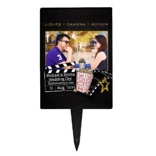 Personalized Movie Star Frame Cake Topper