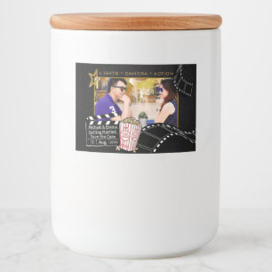 Personalized Movie Star Frame Food Label