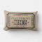 Personalized Movie Theater Ticket Pillow- red