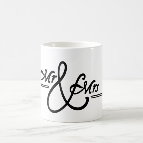 Personalized Mr and Mrs Wedding mug