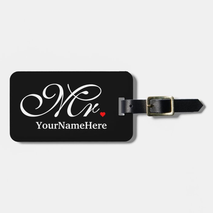 husband and wife luggage tags