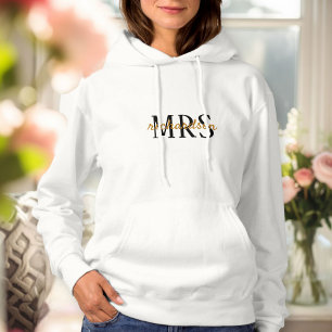 Personalized Mr&Mrs family name hoodie