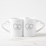 Personalized Mr. & Mrs. heart lover's mugs<br><div class="desc">Surprise and delight the special couple in your life with our Personalized Mr. & Mrs. Heart Lover's Mugs. This unique set of mugs is a heartfelt gift that celebrates love and togetherness, perfect for engagements, weddings, anniversaries, or as a thoughtful gesture to your significant other. Customize these charming mugs with...</div>