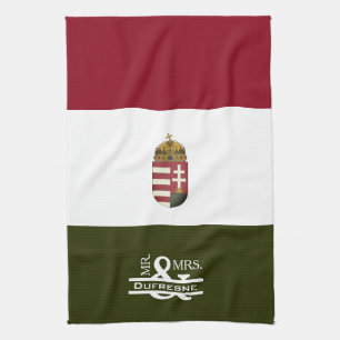 Personalized Mr & Mrs Hungarian Kitchen Towel