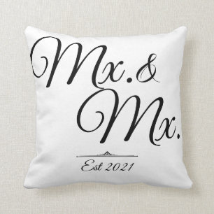 Personalized Mr/Ms/Mrs/Mx/Dr Pillow