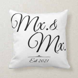 Personalized Mr/Ms/Mrs/Mx/Dr Pillow