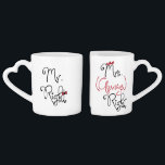Personalized Mr.Right & Mrs.Always Right Coffee Mug Set<br><div class="desc">Adorable and whimsical design by Marisu Valencia™. Mr. Right to her Mrs. Right! Great gift for that perfect couple! Ready to be personalized!</div>