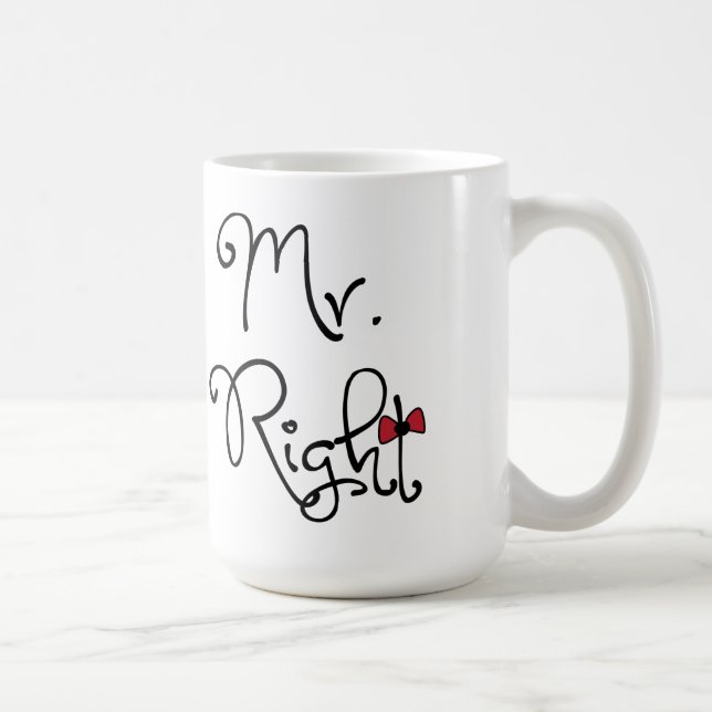 Personalized Mr. Right Mug (Right)